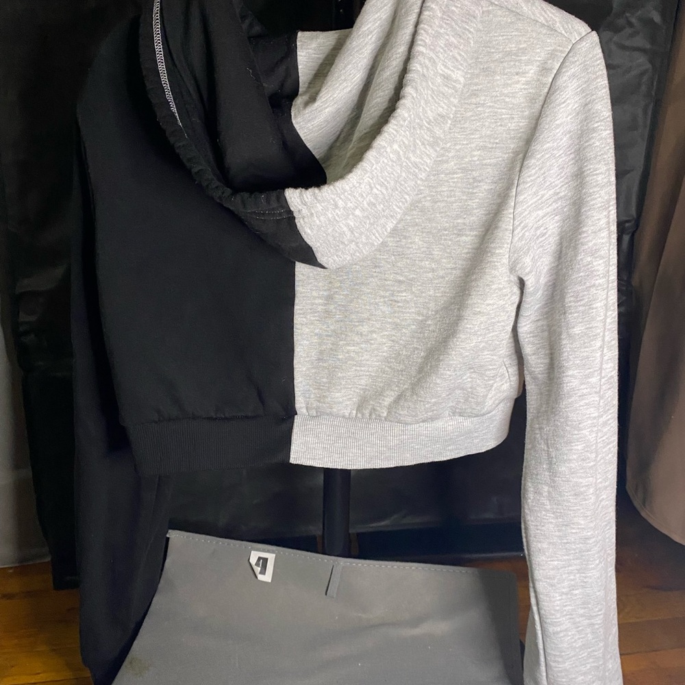 Black and Gray Cowl & Turtleneck Sweaters